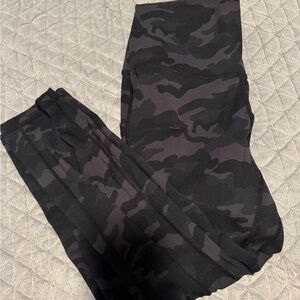 Black Camouflage Leggings